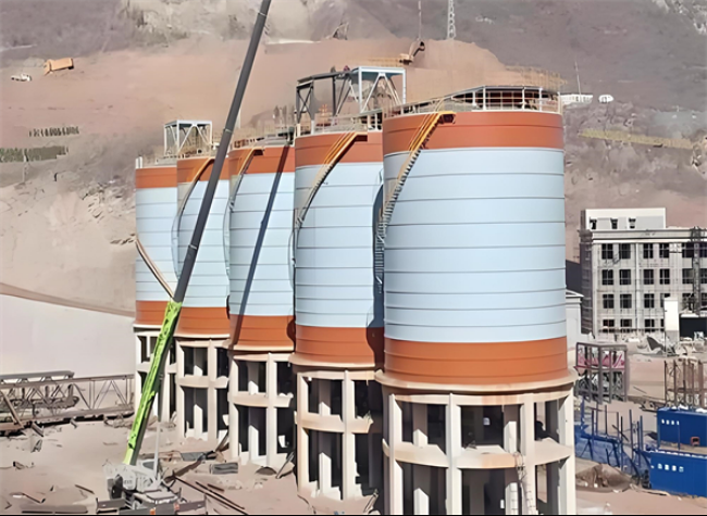 九所镇高架钢板仓